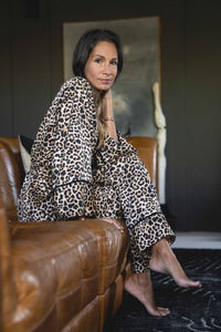 Jennafer Grace - Women's Print Long Sleeve Paglamas Set
