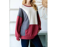 7Th Ray - Color Block Sweatshirt