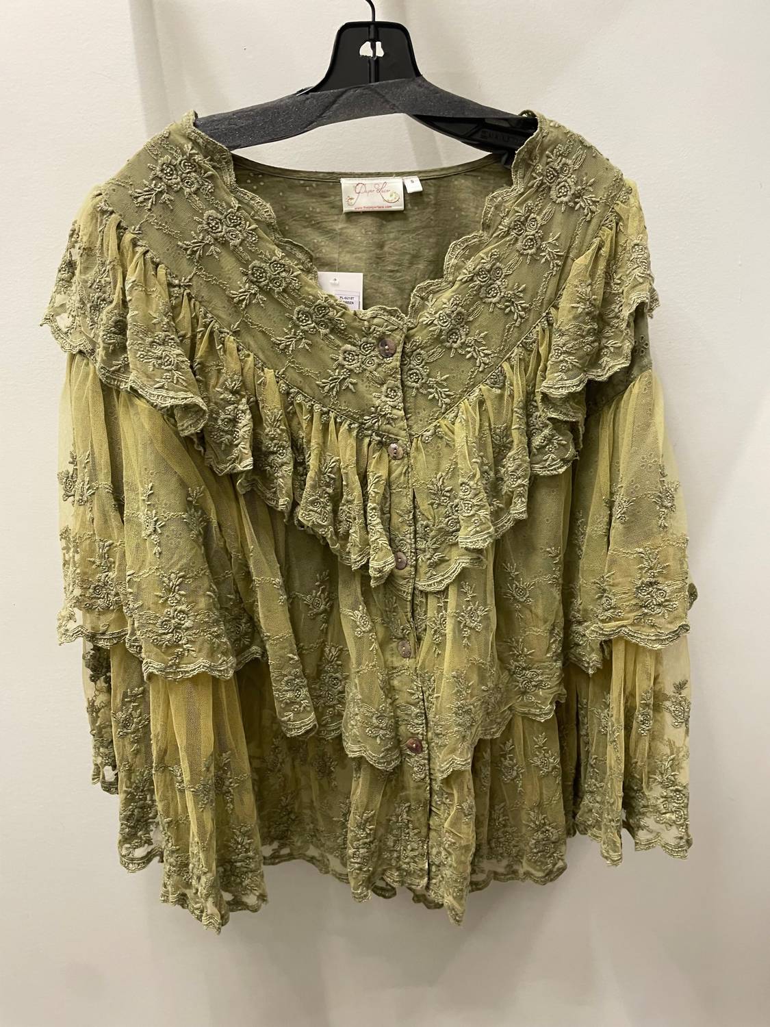 Paperlace - Women's Lacy Dream Button Blouse