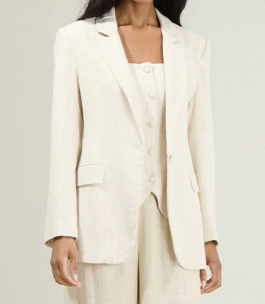 Sugarlips - Candida Fitted Notch Lapel Blazer