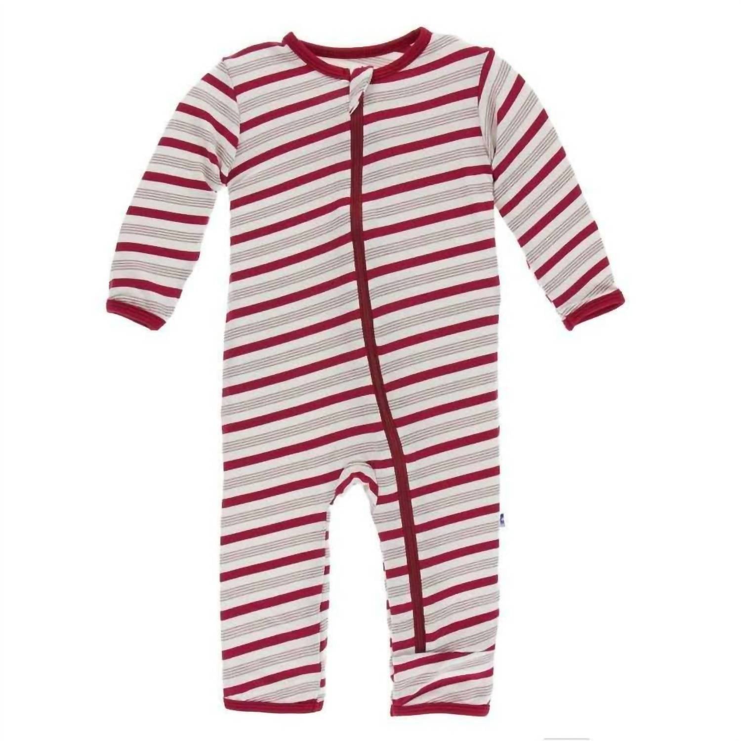 Kickee - Kid's Bamboo Footie With Snaps