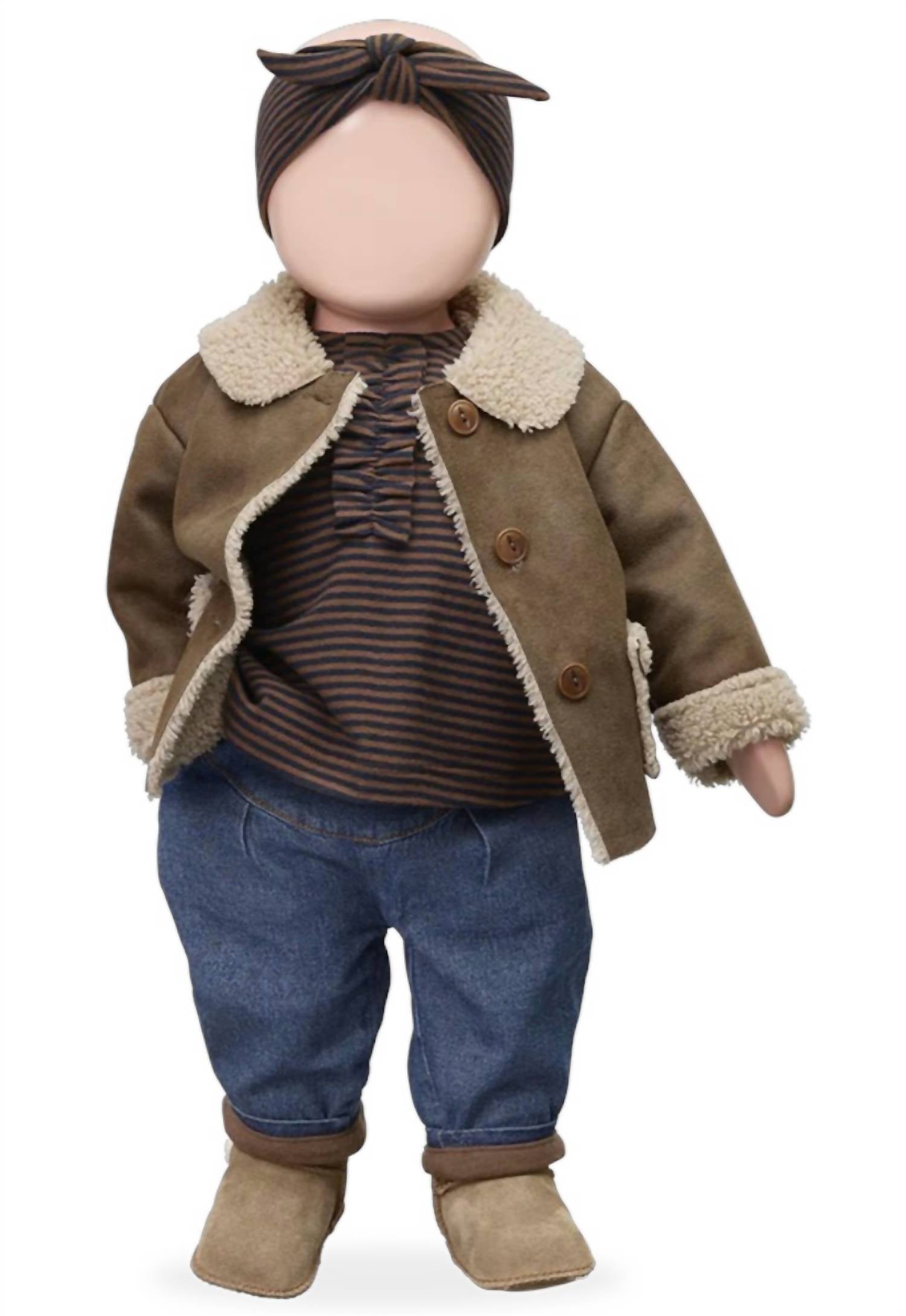 One More In The Family - Baby's Filippa Button Front Jacket
