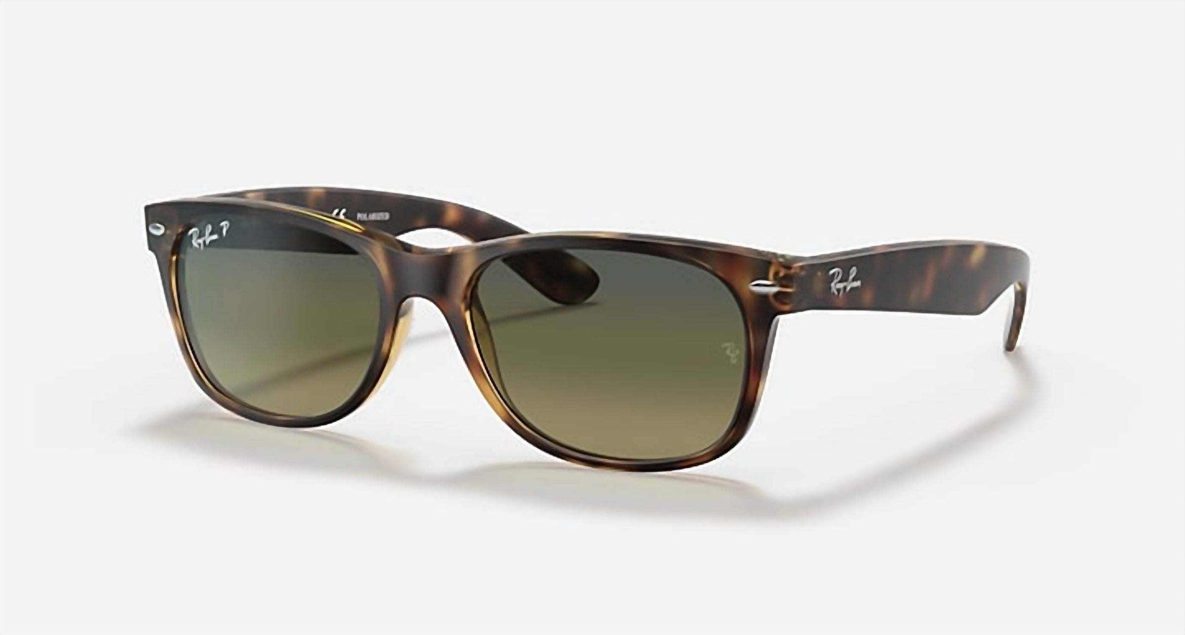 Ray Ban - New Wayfarer Classic Medium Polarized Sunglasses Rb2132 894/76