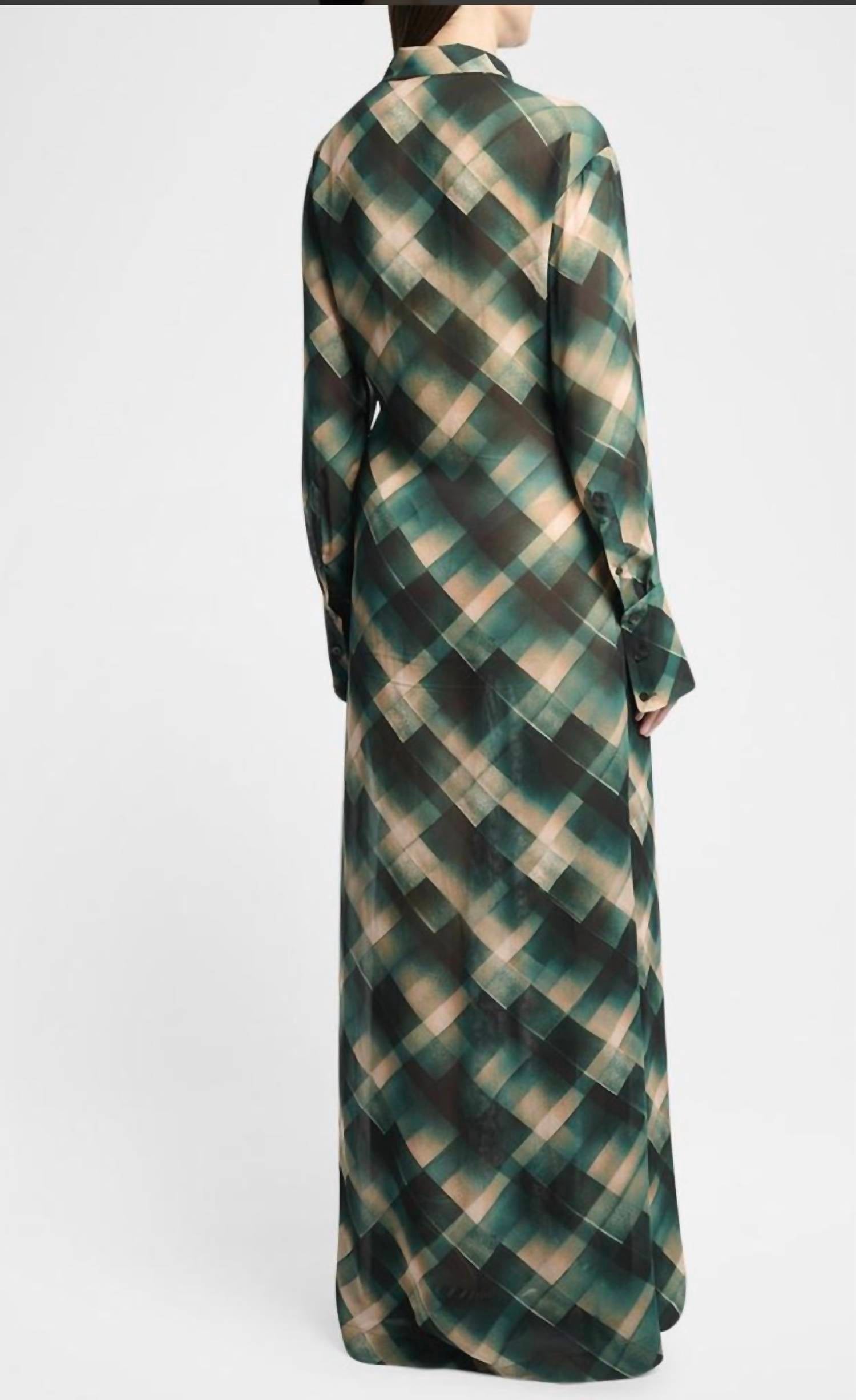Dries Van Noten - Cenbeau Wrap Maxi Shirt Dress