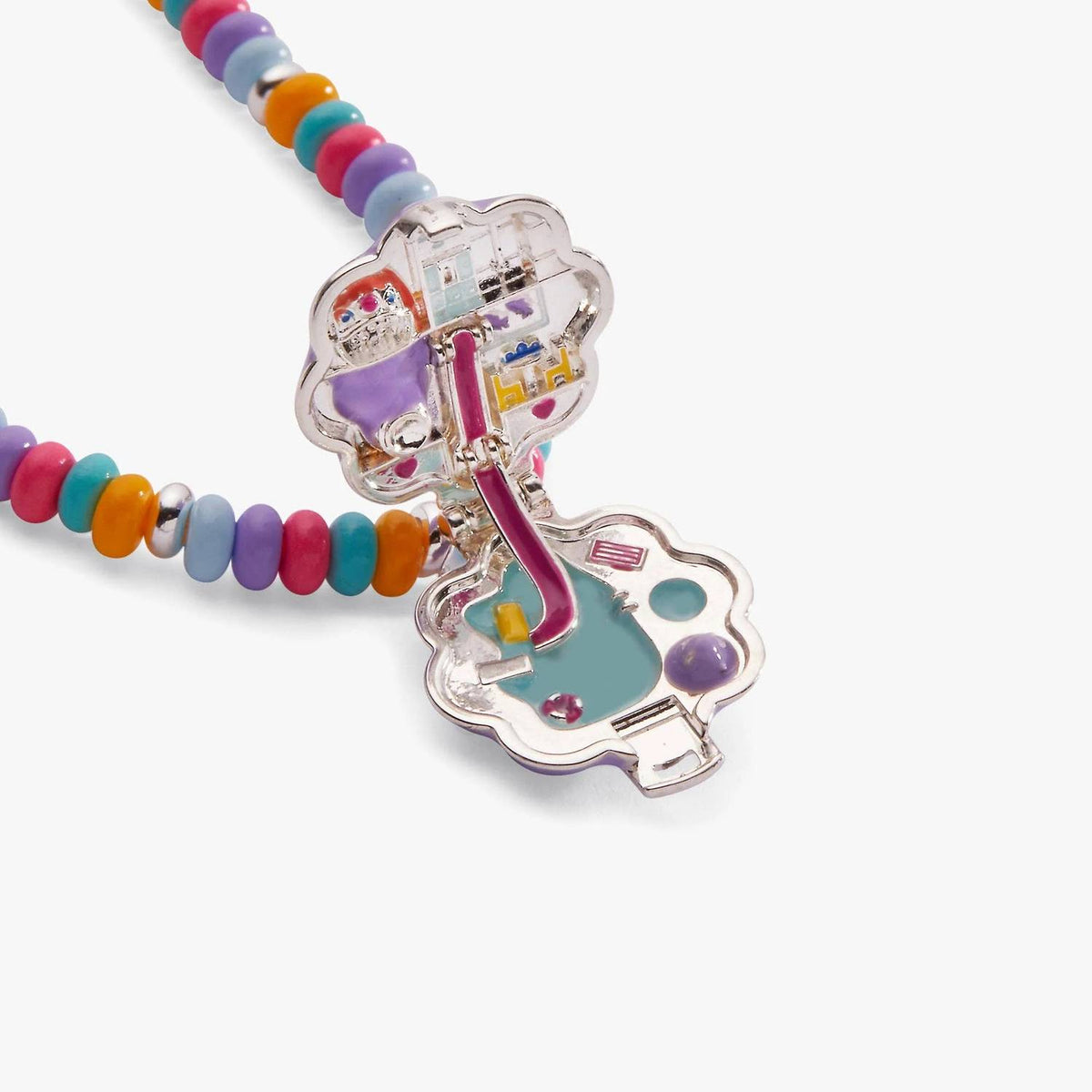 Alex & Ani - Women's Polly Pocket Limited Edition Pool Party Beaded Locket Necklace
