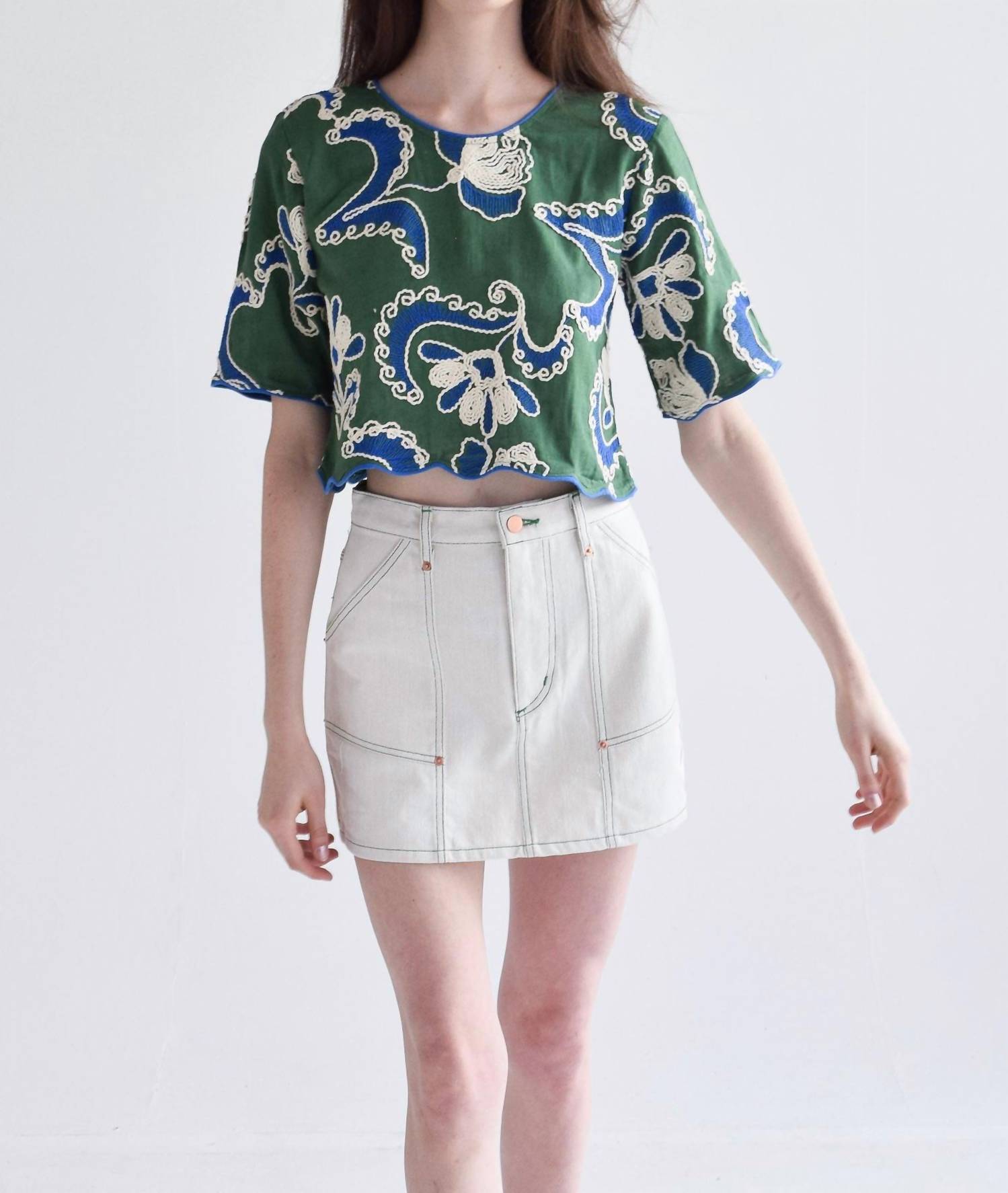 Never A Wallflower - Cargo Skirt