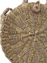 Merveille - Women's Straw Round Cross Body Bag