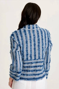 Xcvi - Mavie Shredded Denim Jacket