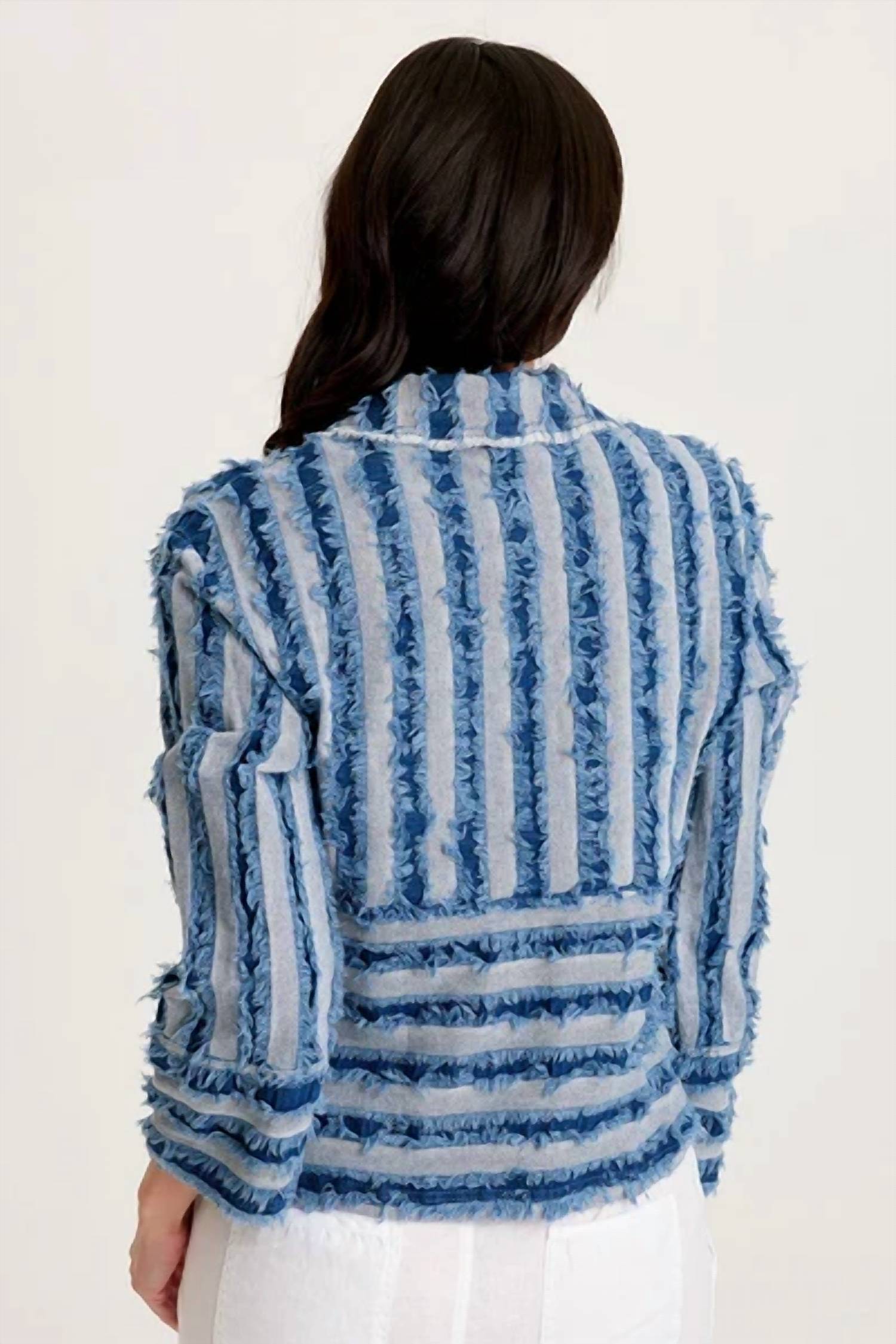 Xcvi - Mavie Shredded Denim Jacket