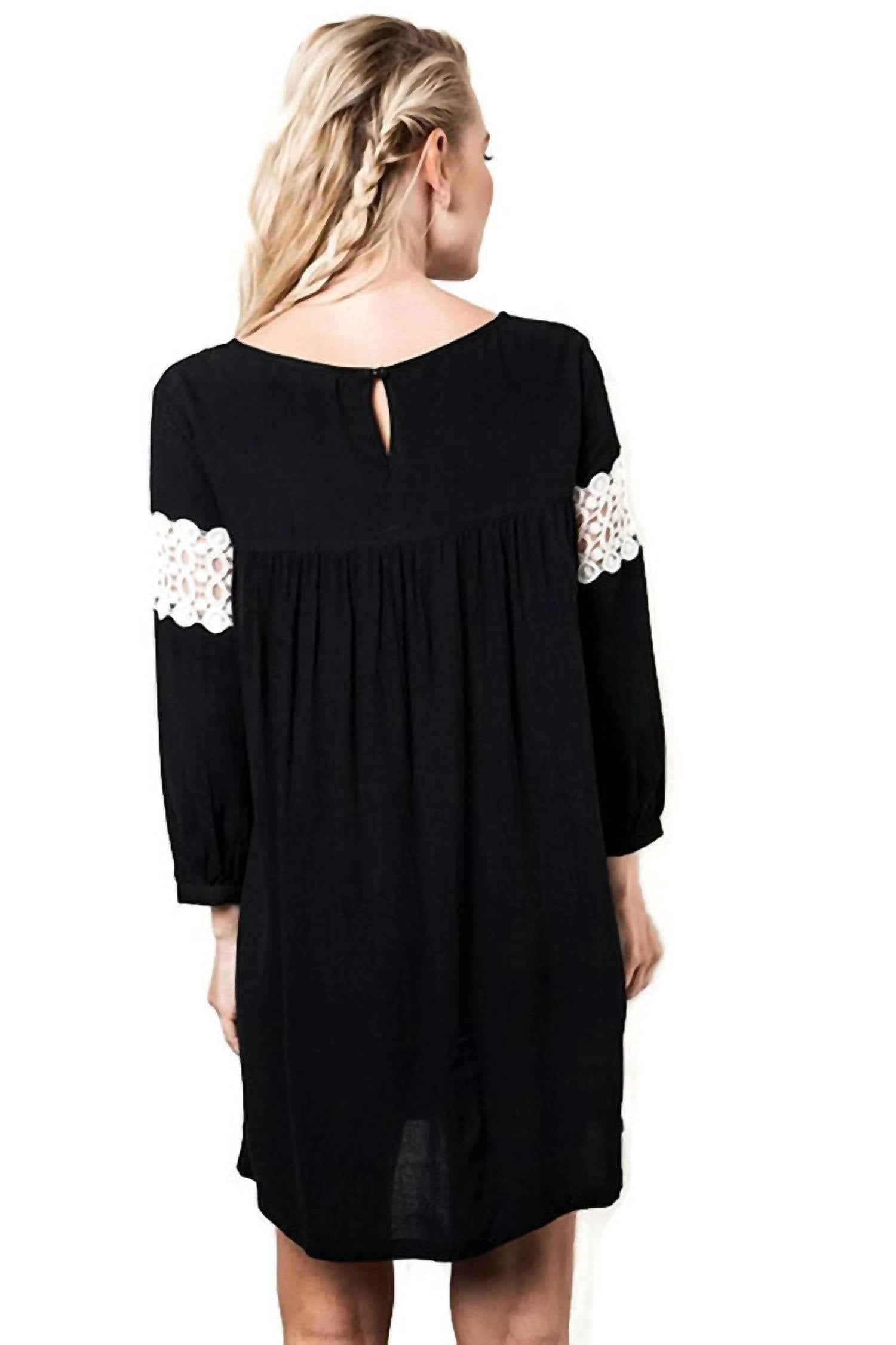 Kori - Peak Of Lace Baby Doll Dress