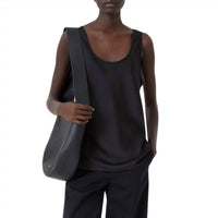 CLOSED Women's Shiny Top in black - women's tank top - alternate view