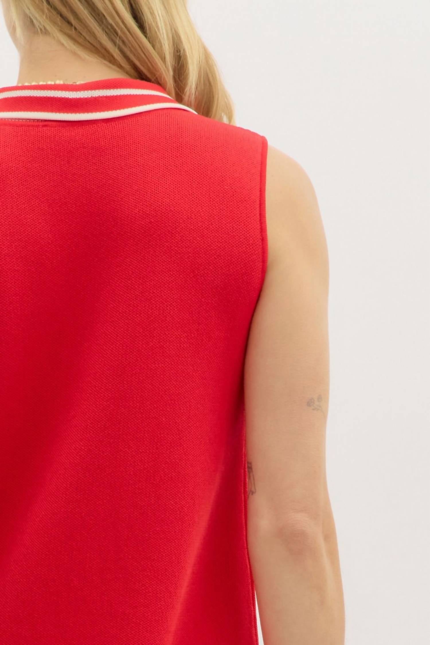 Entro - Varsity Chic Knit Dress