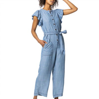Lilla P - Flutter Sleeve Jumpsuit