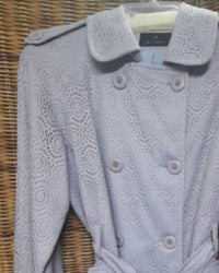 J. Richards - Women’s Lace Textured Trench Coat