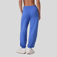 Vuori Halo Modern Sweatpant in bright iris - women's pants - detail view