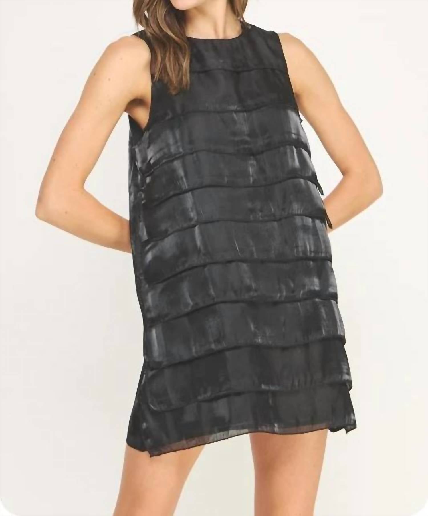 Strut & Bolt - Ruffled Detail Mini Dress