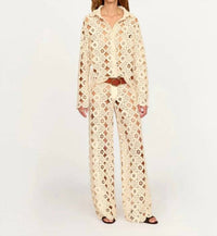 Eliou - Pao Lace Wide Leg Pants