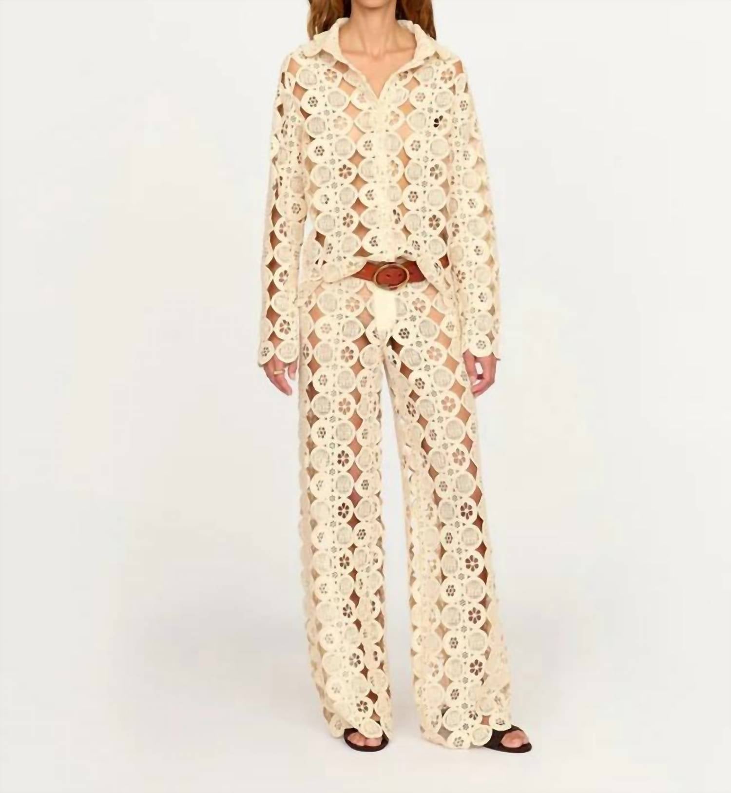 Eliou - Pao Lace Wide Leg Pants