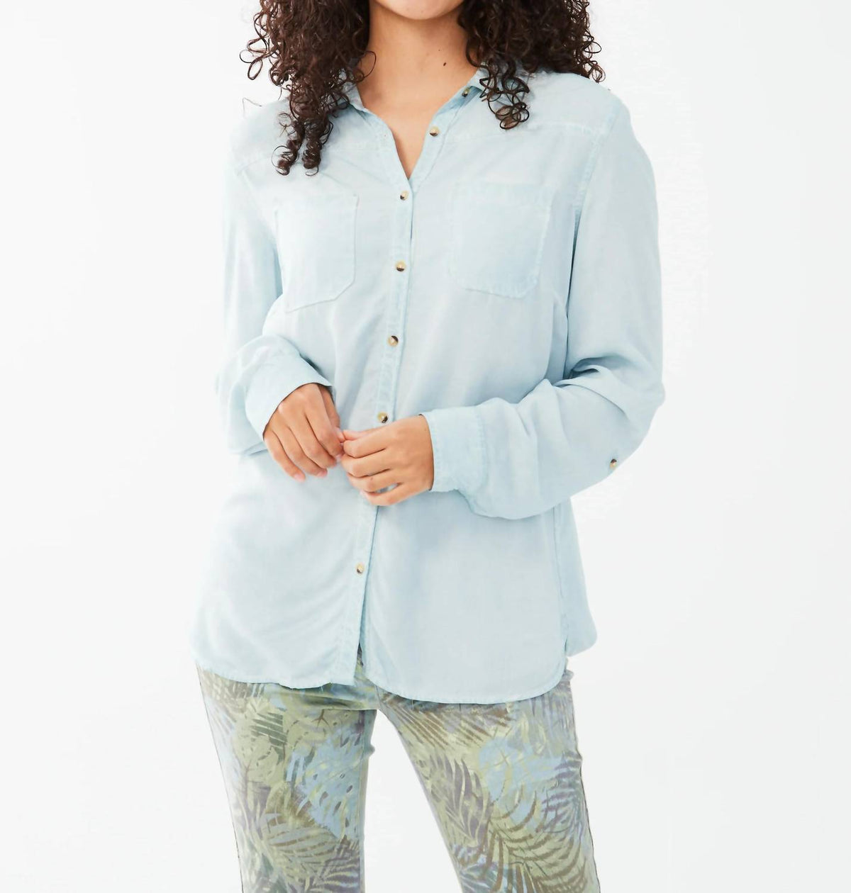 Fdj - Giselle Button Down Top