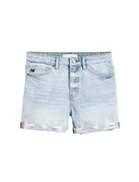 Kancan - Women's Cuffed Hem Mom Short