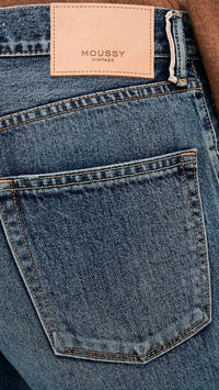 Moussy - Mid Rise Arborwood Straight Jeans