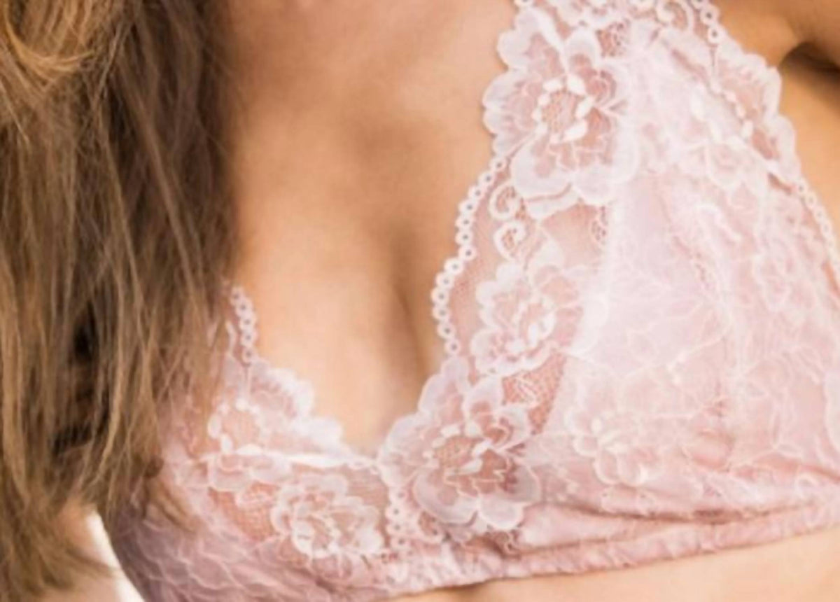 Pol - Women's Adjustable T-strap Lace Bralette
