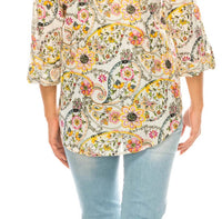 Magazine Clothing - Floral Paisley Tunic Top