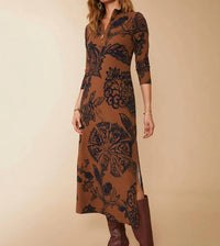 Spartina 449 - Nora Half Zip Midi Dress