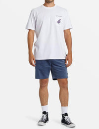 Billabong Larry Layback Cord Shorts in slate blue - men's shorts - view 4