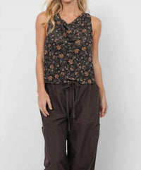Sadie & Sage - Timeless Cowlneck Sleeveless Top