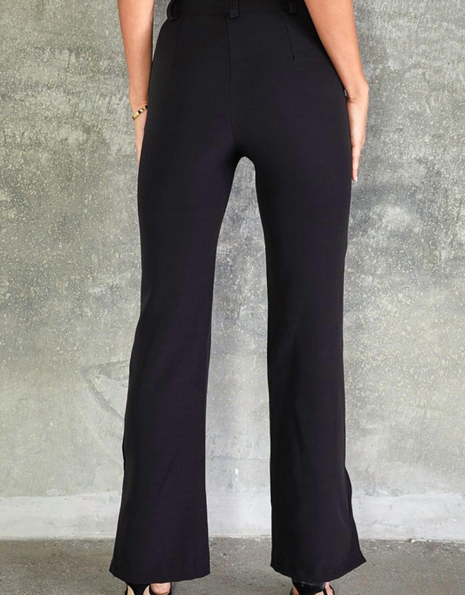 Venti6 - Classic Trouser With Side Slit