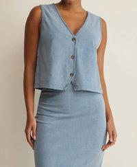 Z Supply - Noelle Jersey Denim Sleeveless Tank