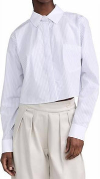 Good American - STRIPE UNIFORM SHIRT