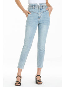 DEAR JOHN DENIM Roxie Snap Denim Jeans in carolina beach - women's jeans - view 4
