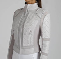 Blanc Noir - Classic Mesh Moto Jacket