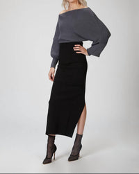 LEON OFF-SHOULDER SWEATER