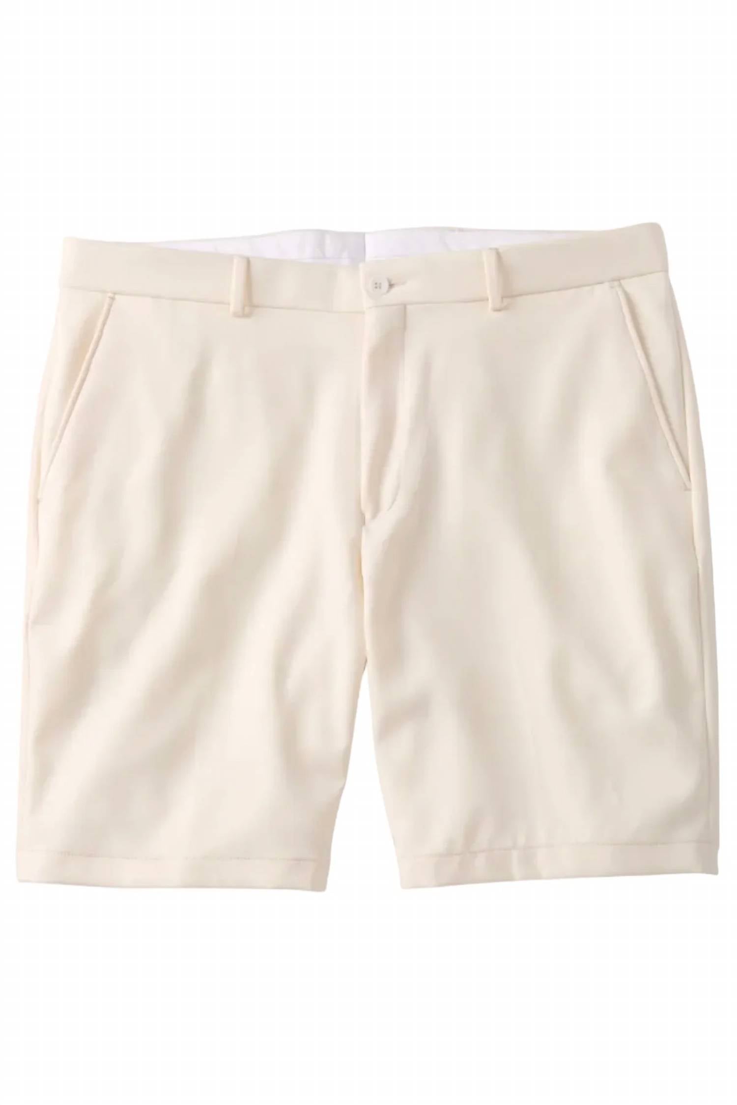 Ballin - Nash Micro Nano Travel Twill Performance Gabardine Plain Front Shorts