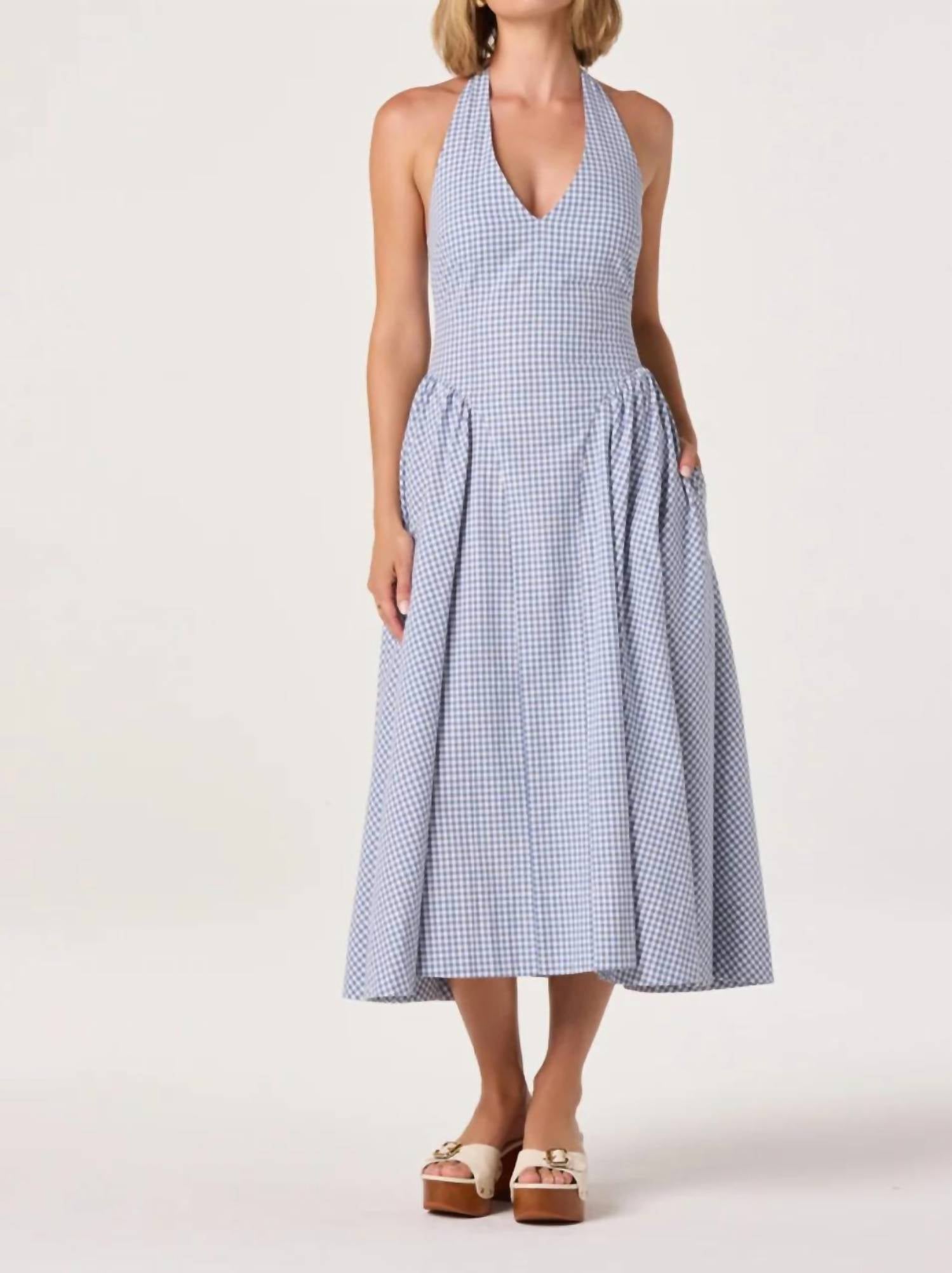 Astr - Meana Halter Midi Dress