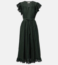 Ulla Johnson - Olga Flutter Sleeve Midi Dress