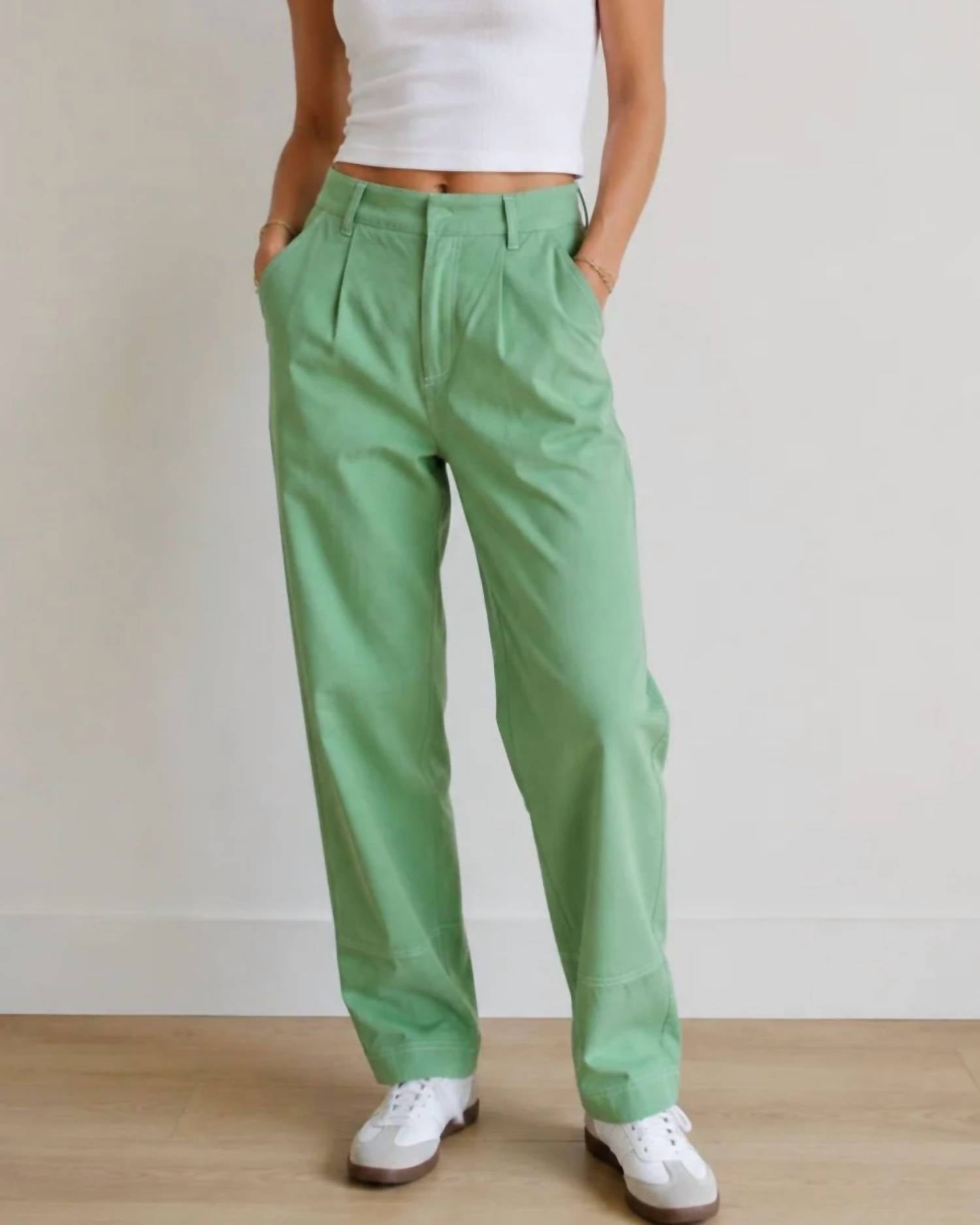 Greylin - Cecilia Cropped Barrel Pants