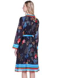 Jade - Contrast Midi Shirtdress