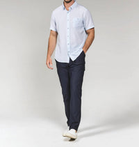 7Diamonds Orion Short Sleeve Shirt in light blue - men's shirt