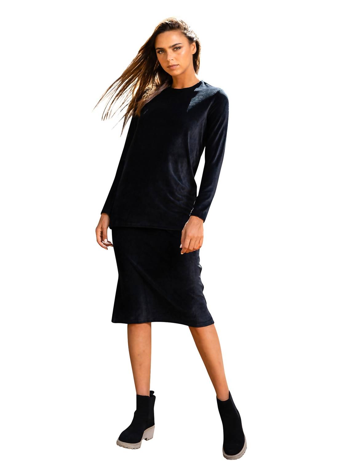 Women's Velour Sport Skirt