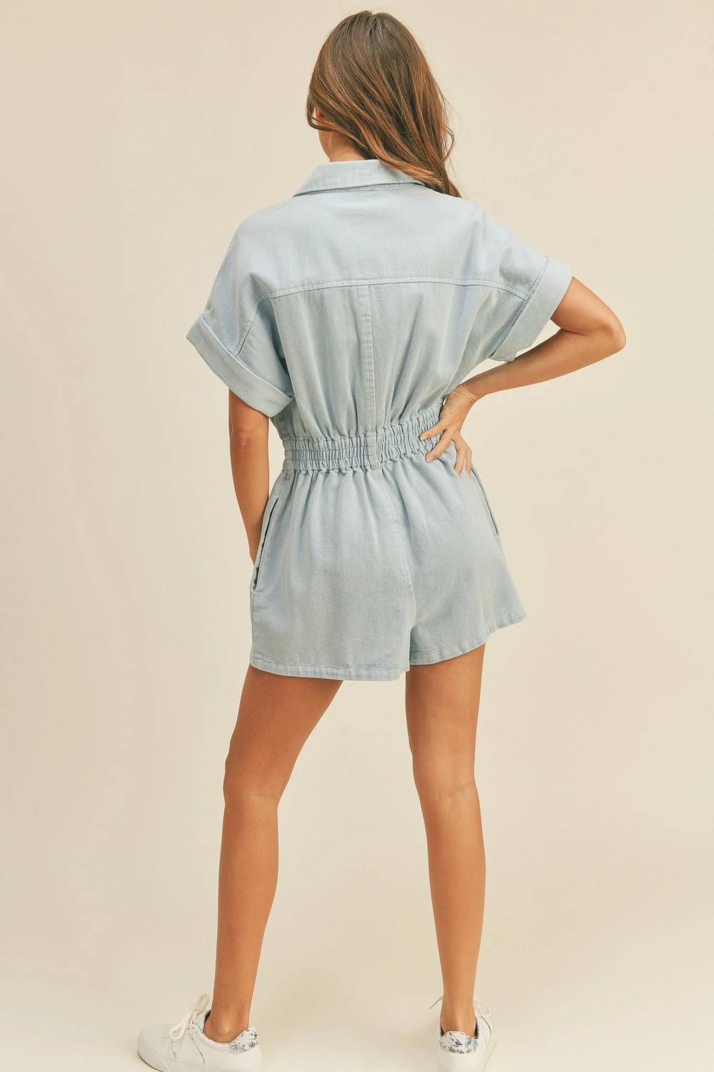 Miou Muse - Denim Daze Romper