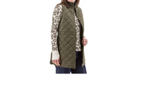 Aventura Flurry Quilted Vest in olive - women's jacket - alternate view