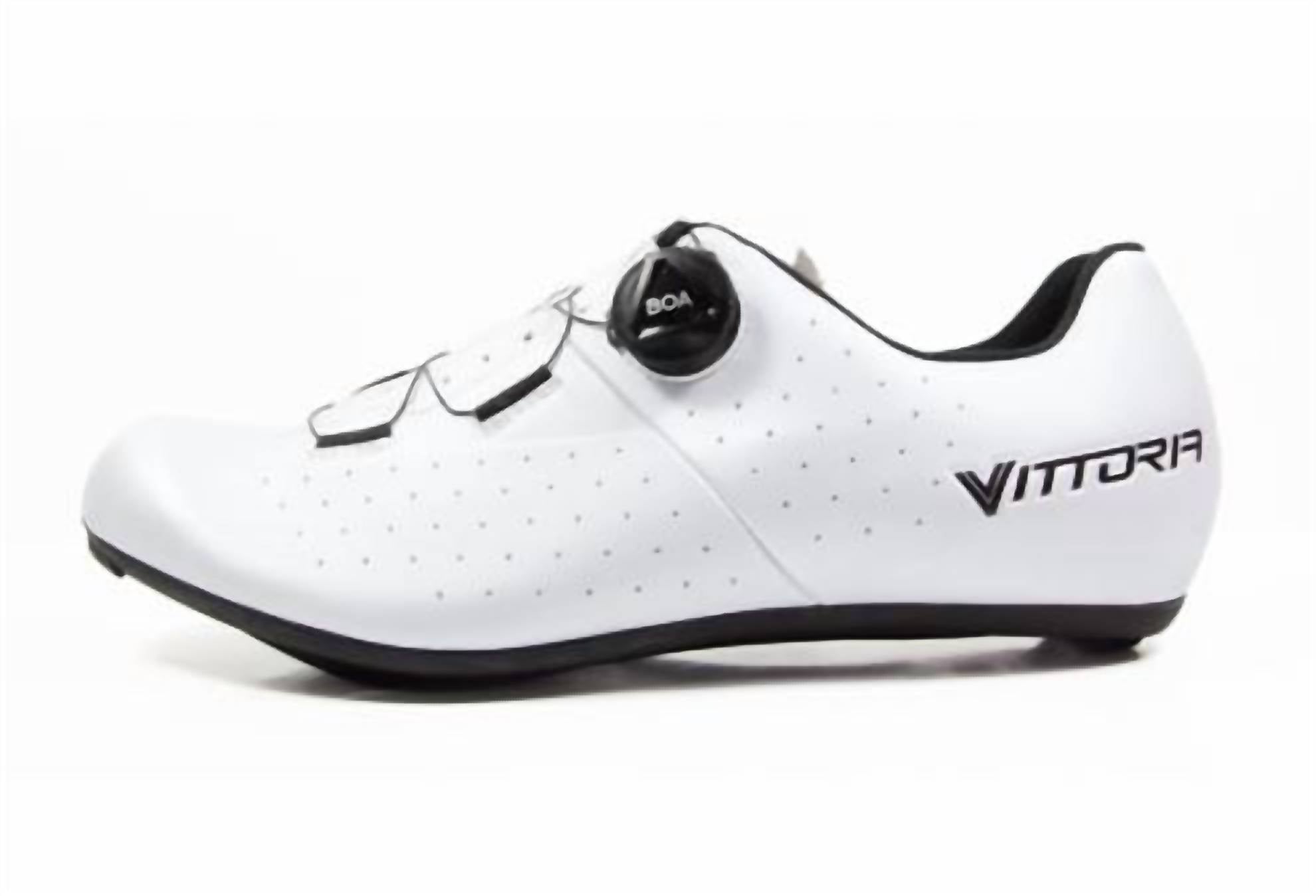 Vittoria Women's Alise Road Cycling Shoes in white - women's shoe - detail view
