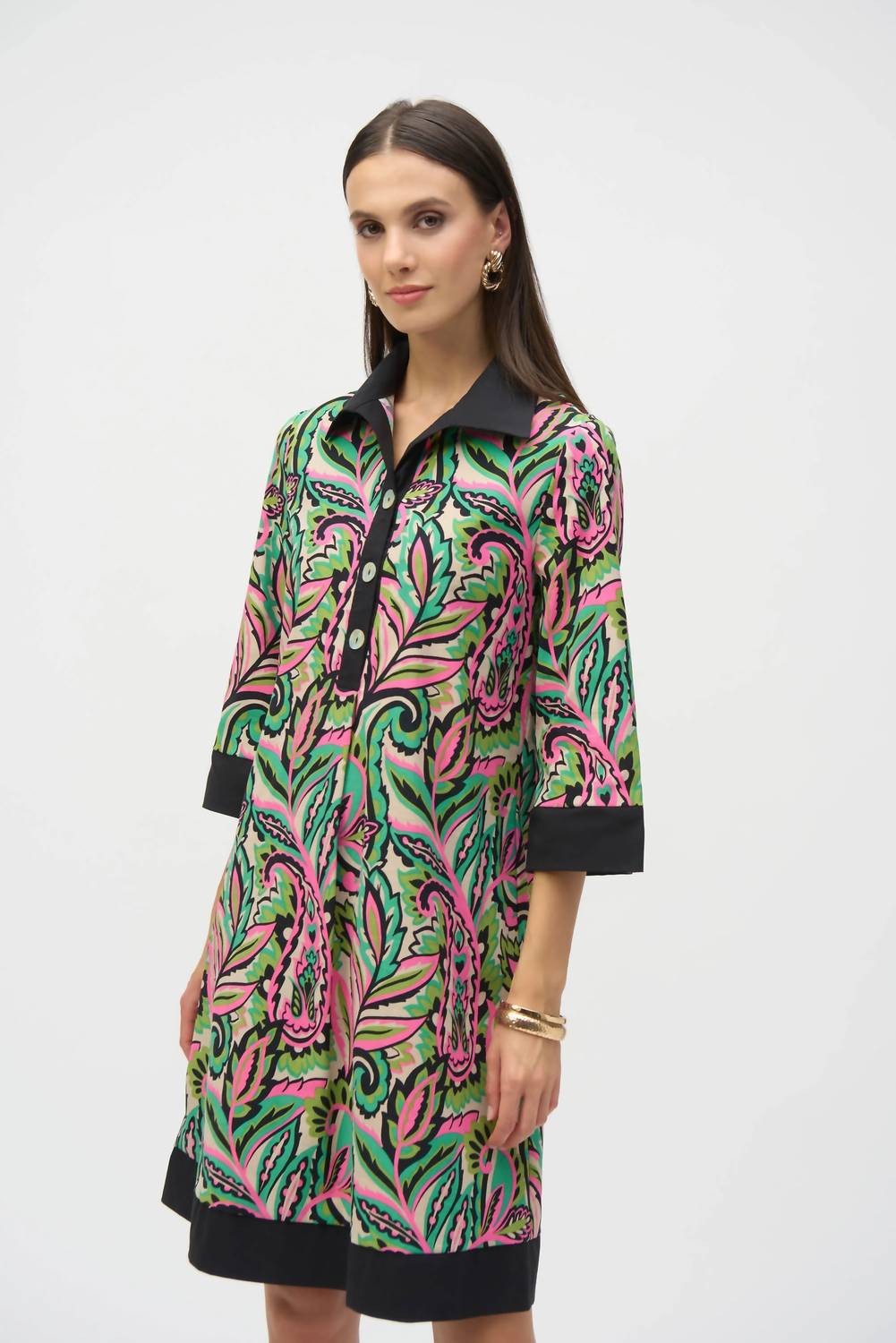Joseph Ribkoff - Paisley Print Shift Dress