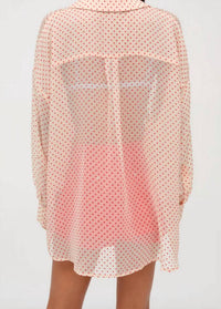 For Love & Lemons - Love Dot Button-up Top