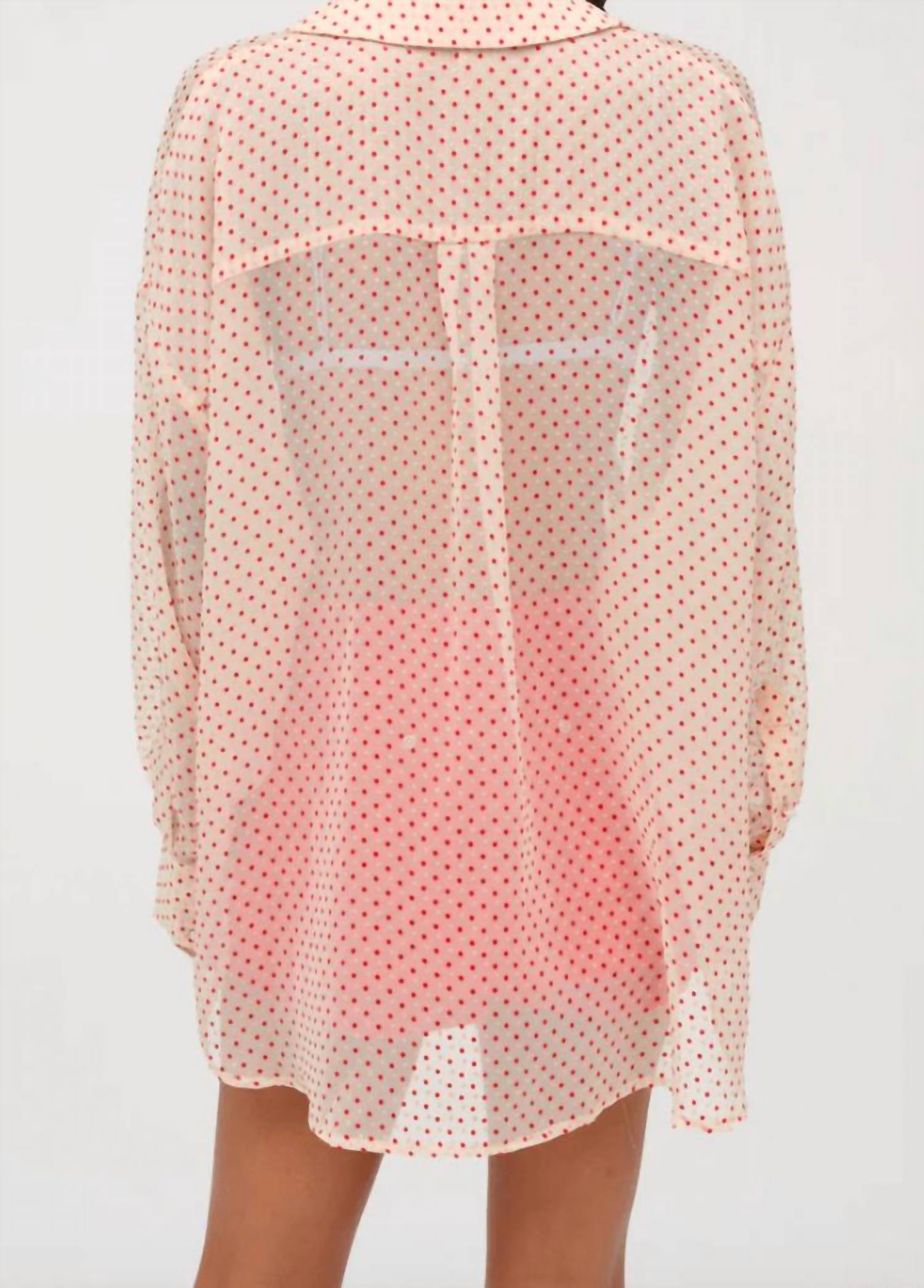 For Love & Lemons - Love Dot Button-up Top