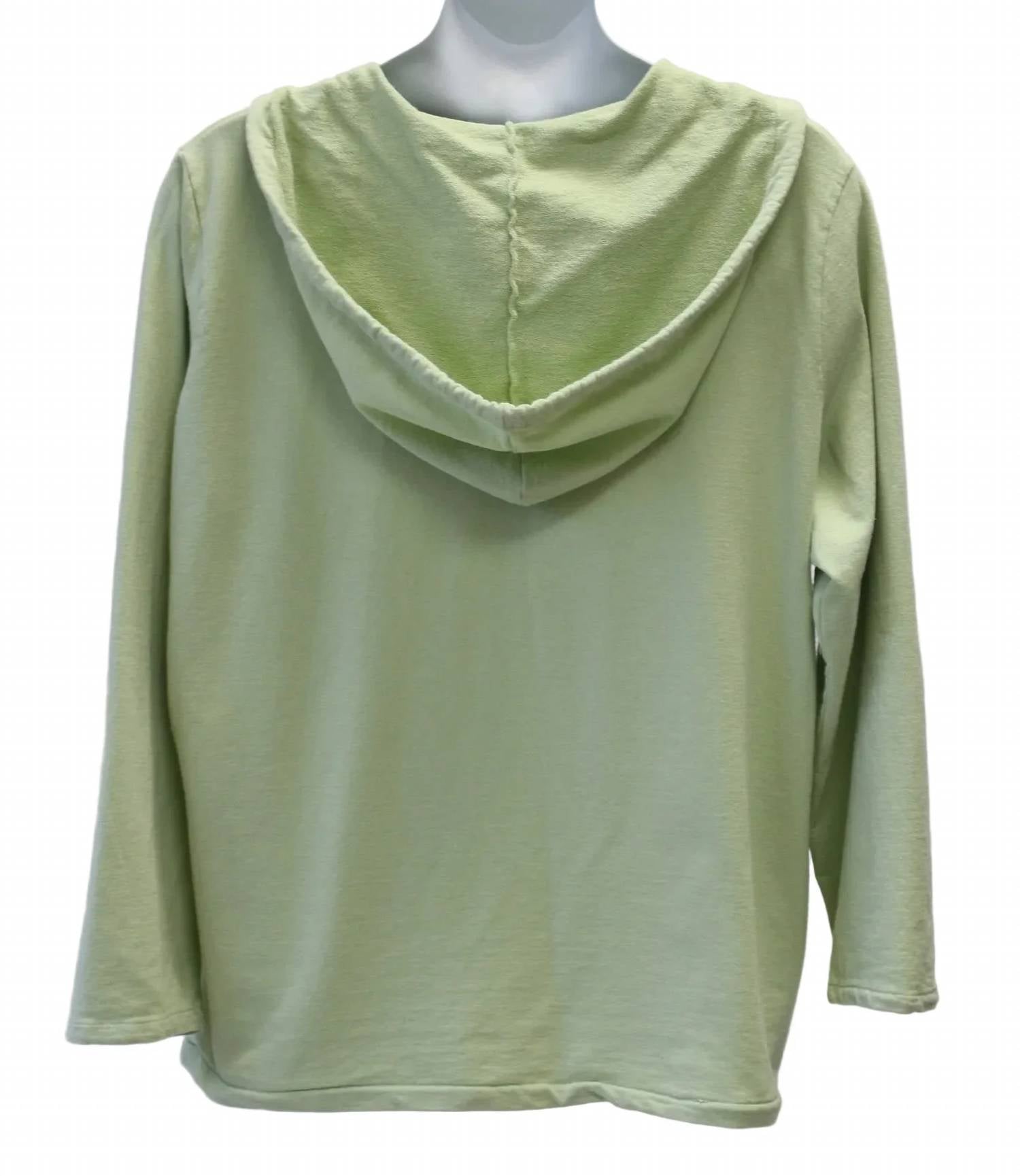 Liz And Jane - Women's Cotton French Terry Hoodie Jacket